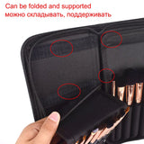 Canvas Foldable Makeup Brushes Bag Travel Cosmetic Beauty Pouch