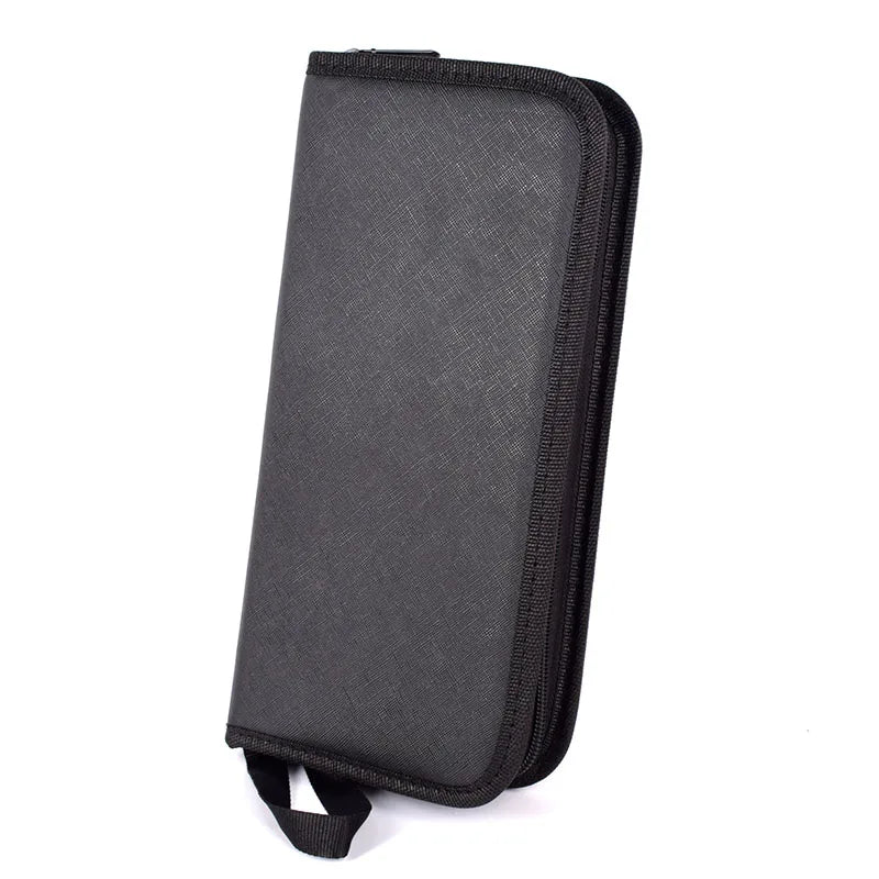 Canvas Foldable Makeup Brushes Bag Travel Cosmetic Beauty Pouch