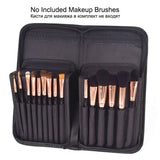 Canvas Foldable Makeup Brushes Bag Travel Cosmetic Beauty Pouch