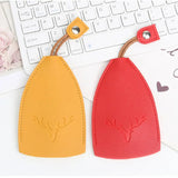 Elk Pattern Car Key Bag Holder Waterproof Colorful Key Storage Wallets