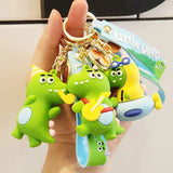 Cute Dinosaur Keychain Anime Doll for Bags and Cars