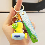Cute Dinosaur Keychain Anime Doll for Bags and Cars