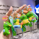 Cute Dinosaur Keychain Anime Doll for Bags and Cars