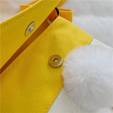 Duck Canvas Shoulder Bag for Women Crossbody
