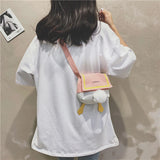Duck Canvas Shoulder Bag for Women Crossbody