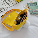 Duck Canvas Shoulder Bag for Women Crossbody