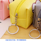 Cute Cartoon Wallet PU Leather Coin Key Bag Female Handbag Zipper Zero Wallets