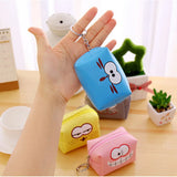 Cute Cartoon Wallet PU Leather Coin Key Bag Female Handbag Zipper Zero Wallets