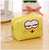 Cute Cartoon Wallet PU Leather Coin Key Bag Female Handbag Zipper Zero Wallets