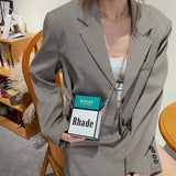 Funny Cigarette Case Shoulder Bag Crossbody Purse for Women