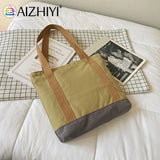 College Style Chain Handbag Large Capacity Shopping Bags