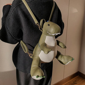 Dinosaur Backpack Parent-child Animal Cartoon Backpack High Leather Dinosaurs