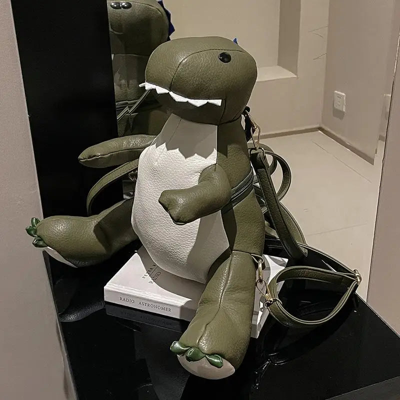 Dinosaur Backpack Parent-child Animal Cartoon Backpack High Leather Dinosaurs
