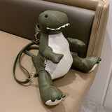 Dinosaur Backpack Parent-child Animal Cartoon Backpack High Leather Dinosaurs