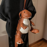 Dinosaur Backpack Parent-child Animal Cartoon Backpack High Leather Dinosaurs