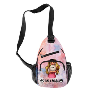 Anime Beki Fluffy Crossbody Chest Bag Waterproof Sports Travel Bag