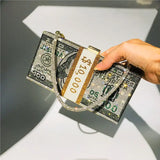 Rhinestone Money Clutch Purse - 10000 Dollars Stack Bags