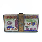 Rhinestone Money Clutch Bag for Wedding Dinner