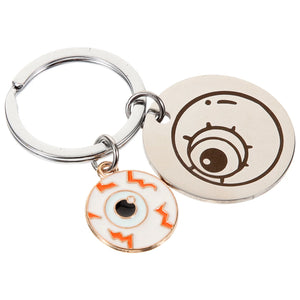 Halloween Eyeball Key Chain Bag Pendant Ornament