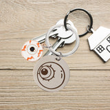 Halloween Eyeball Key Chain Bag Pendant Ornament