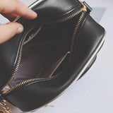 Vintage PU Leather Lady Camera Shoulder Bag