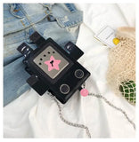 Colorful Laser Robot Crossbody Bag for Women