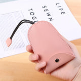 Leather Car Key Case Cartoon Key Bag Pull Key Cover Men Women Storage Bag