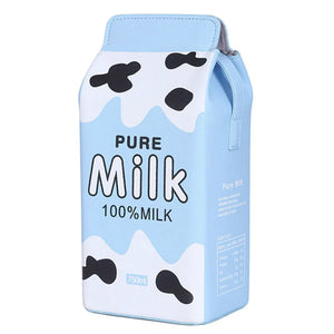 Cute Banana Milk Box Crossbody Purse Bag for Girls