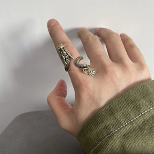 Metal Dragon Ring Cigarette Clip Game Decor for Men