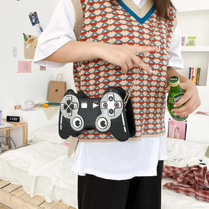 Fun Game Machine Pu Messenger Bag Women Small Chain Shoulder Bag