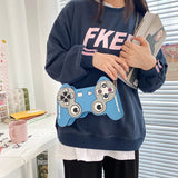 Fun Game Machine Pu Messenger Bag Women Small Chain Shoulder Bag