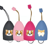 Shiba PU Leather Key Bag Large Capacity Car Key Holder Pouch