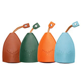 Cute Animal PU Leather Car Key Case Holder Keychain Pouch Organizer