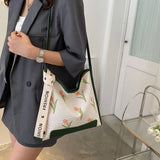 Floral Tulip Crossbody Bag Tote Shoulder Handbag