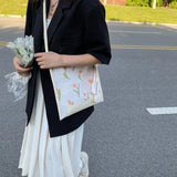Floral Tulip Crossbody Bag Tote Shoulder Handbag