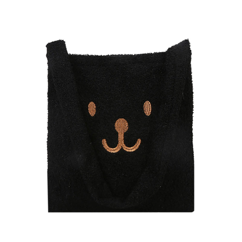 Fluffy Square Cover Shoulder Bag for Women