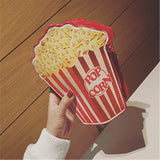 Creative Style Woman Hamburger Ice Cream PU Chains Bags