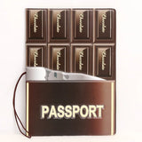 Travel Passport Cover PVC Wallet Bag Men Women ID Holder