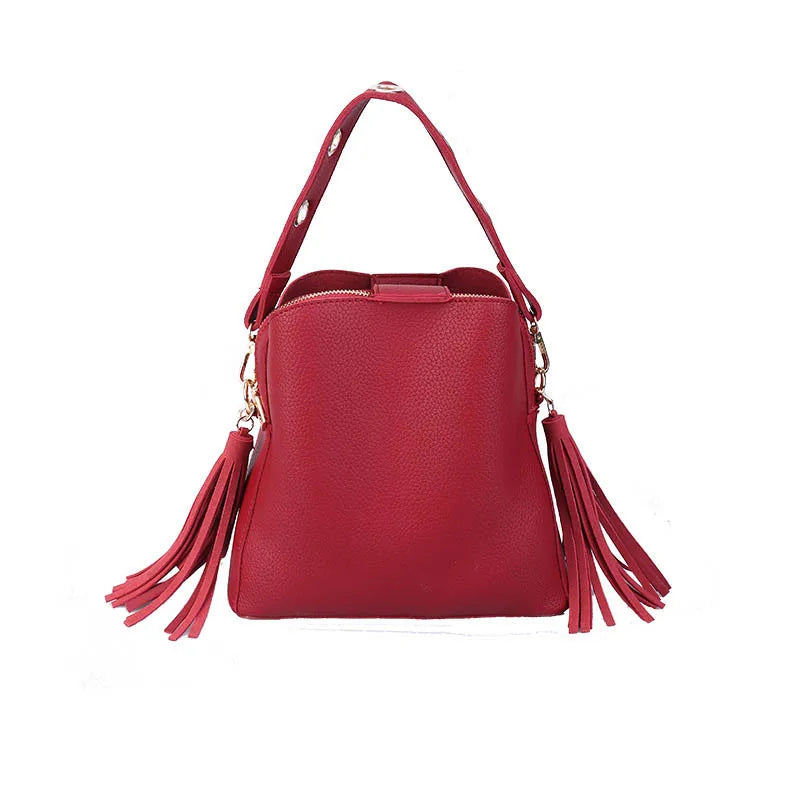 Retro Tassel Shoulder Bag Large Capacity Crossbody Bags