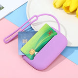 Silicone Key Case with Drawstring - Eco-Friendly Keychain