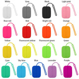 Silicone Key Case with Drawstring - Eco-Friendly Keychain