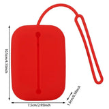Silicone Key Case with Drawstring - Eco-Friendly Keychain
