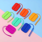 Silicone Key Case with Drawstring - Eco-Friendly Keychain