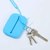 Silicone Key Case with Drawstring - Eco-Friendly Keychain