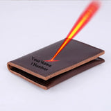 Leather Drivers Wallet Hasp Auto Driver Cover Bag Vintage Driving Case