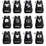 12 Constellation Canvas Backpack for Kids