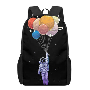 Space Astronaut School Backpack for Boys Girls Kindergarten Bag