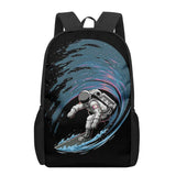 Space Astronaut School Backpack for Boys Girls Kindergarten Bag
