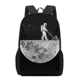 Space Astronaut School Backpack for Boys Girls Kindergarten Bag
