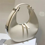 Crescent Armpit Mini Tote Shoulder Bag for Women